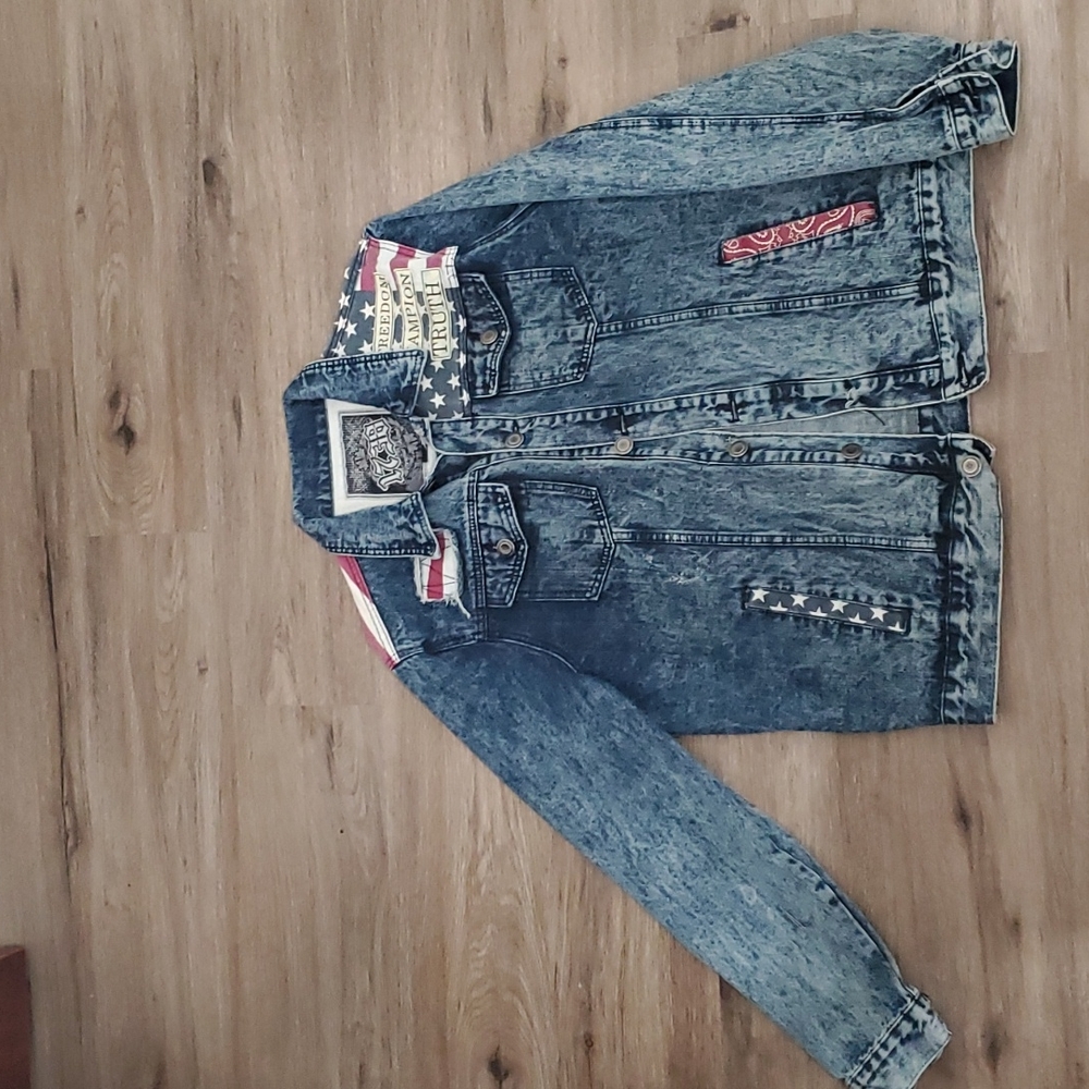 Men's Vintage Denim Jean Jacket - Picture 2 of 14